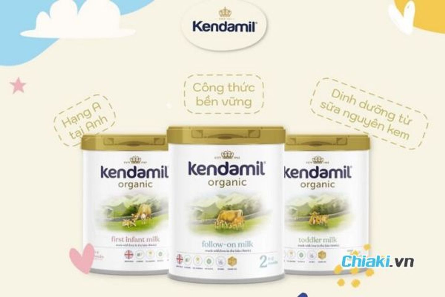 Kendamil Organic (Sữa Kendamil hữu cơ)