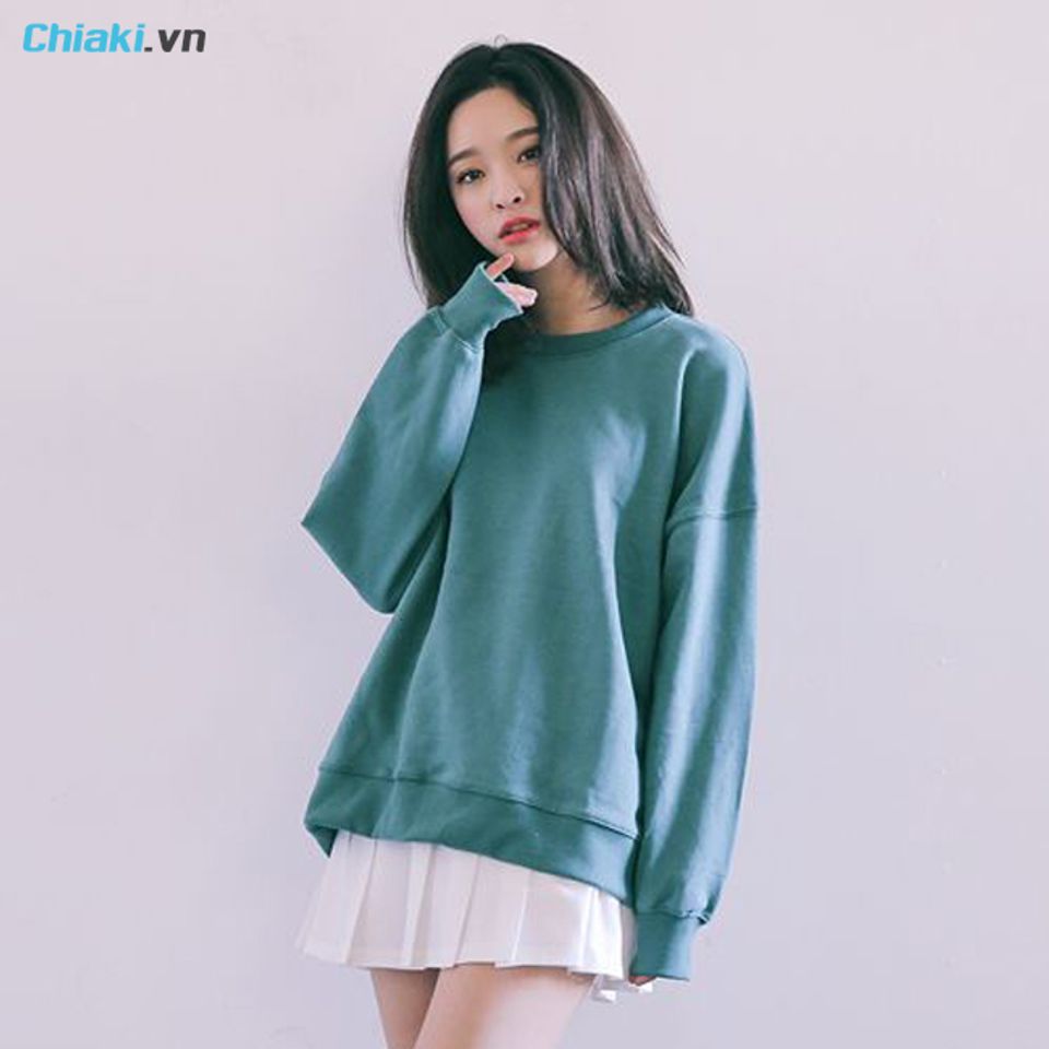 t hợp ch&acirc;n v&aacute;y xếp ly ngắn v&agrave; &aacute;o sweater