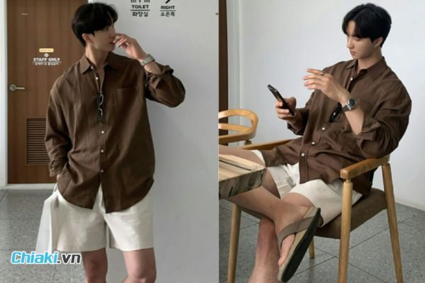 Quần short d&aacute;ng su&ocirc;ng gi&uacute;p tạo cảm gi&aacute;c thoải m&aacute;i, dễ d&agrave;ng di chuyển