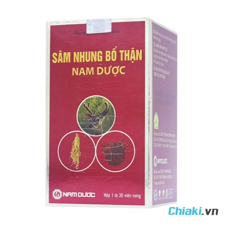 S&acirc;m nhung bổ thận Nam Dược