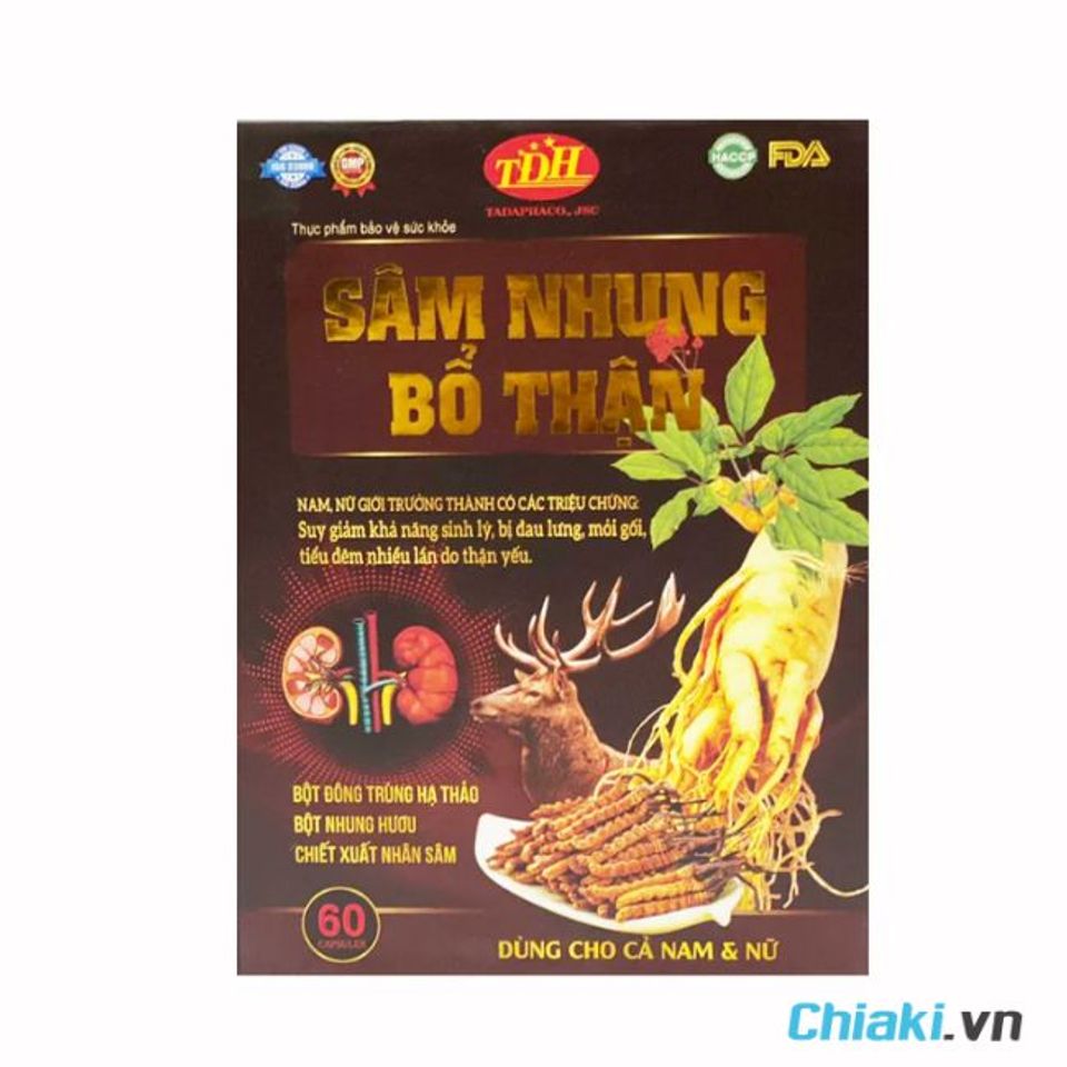 S&acirc;m nhung bổ thận Tadaphaco