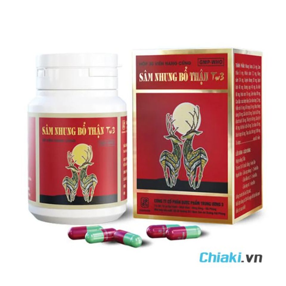 S&acirc;m nhung bổ thận TW3