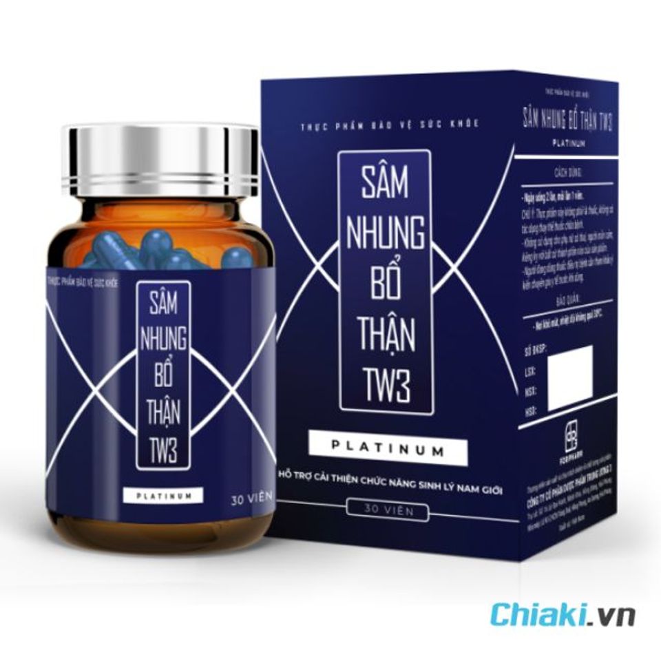 S&acirc;m nhung bổ thận TW3 Platinum