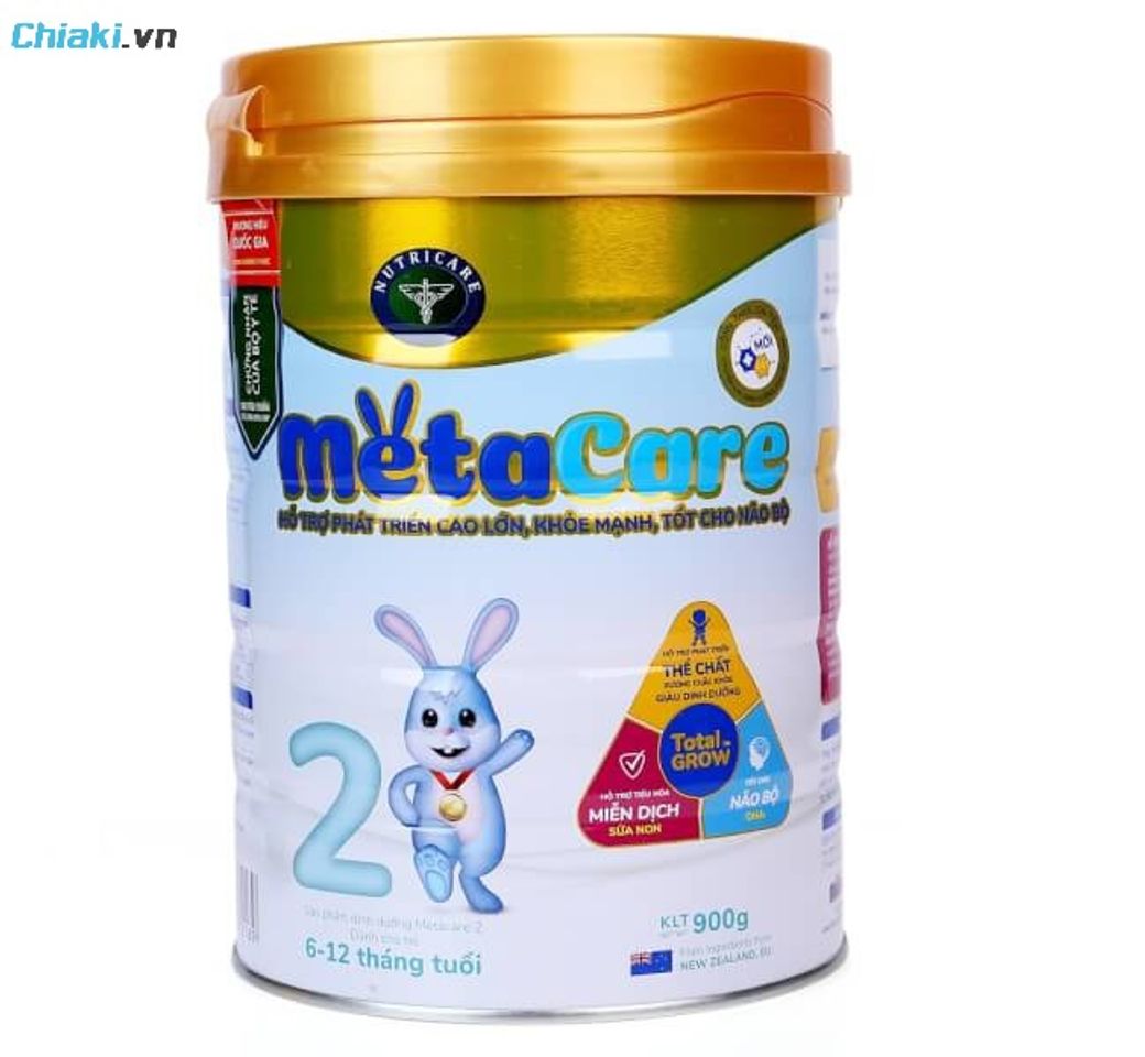 Sữa bột Meta Care 2 (cho b&eacute; 6 - 12 th&aacute;ng tuổi) hỗ trợ ph&aacute;t triển c&acirc;n đối