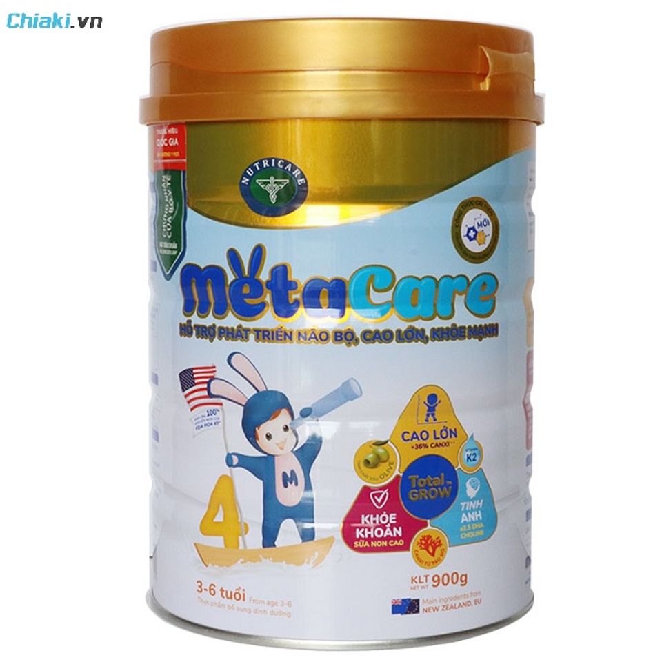 Sữa bột Nutricare Meta Care số 4 (cho trẻ 3 - 6 tuổi) gi&uacute;p con c&oacute; thể tiếp thu nhiều kiến thức