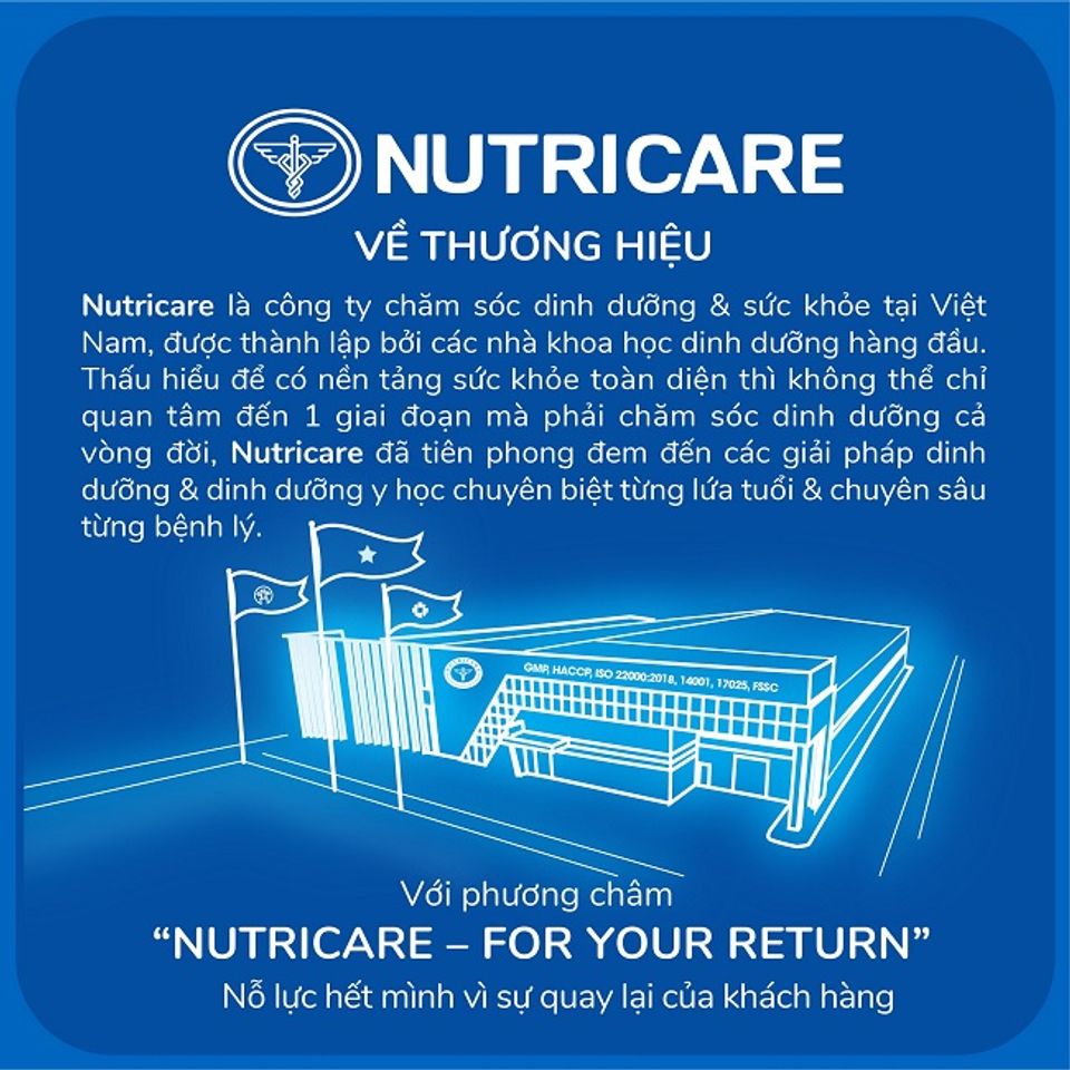 Sữa Metacare được ph&aacute;t triển bởi C&ocirc;ng ty Cổ phần Dinh dưỡng Nutricare Việt Nam