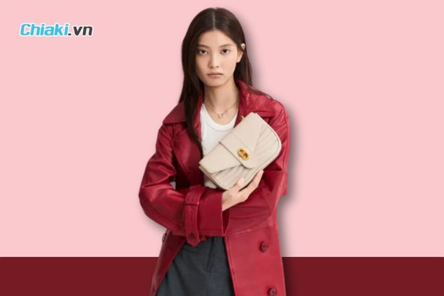 T&uacute;i Charles & Keith Aubrielle Panelled tiện dụng, nhẹ nh&agrave;ng ph&ugrave; hợp cho mọi dịp