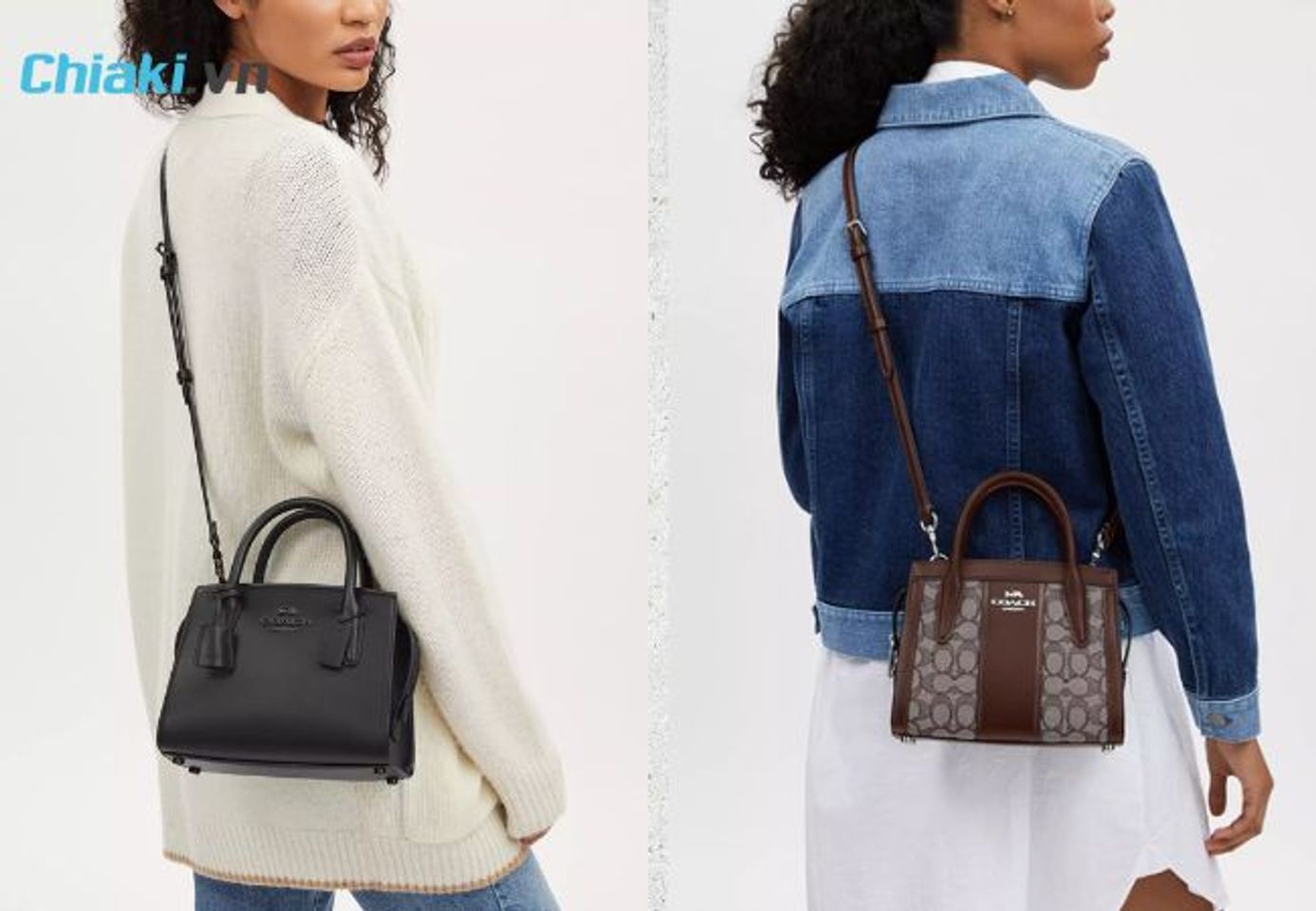 T&uacute;i x&aacute;ch Coach Andrea Carryall CP081 Chalk