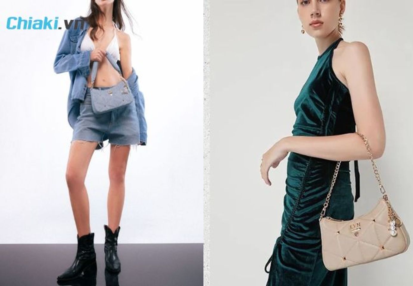 T&uacute;i x&aacute;ch Lyn Tricia Amused Shoulder Bags LL22CBS184 Dark Blue