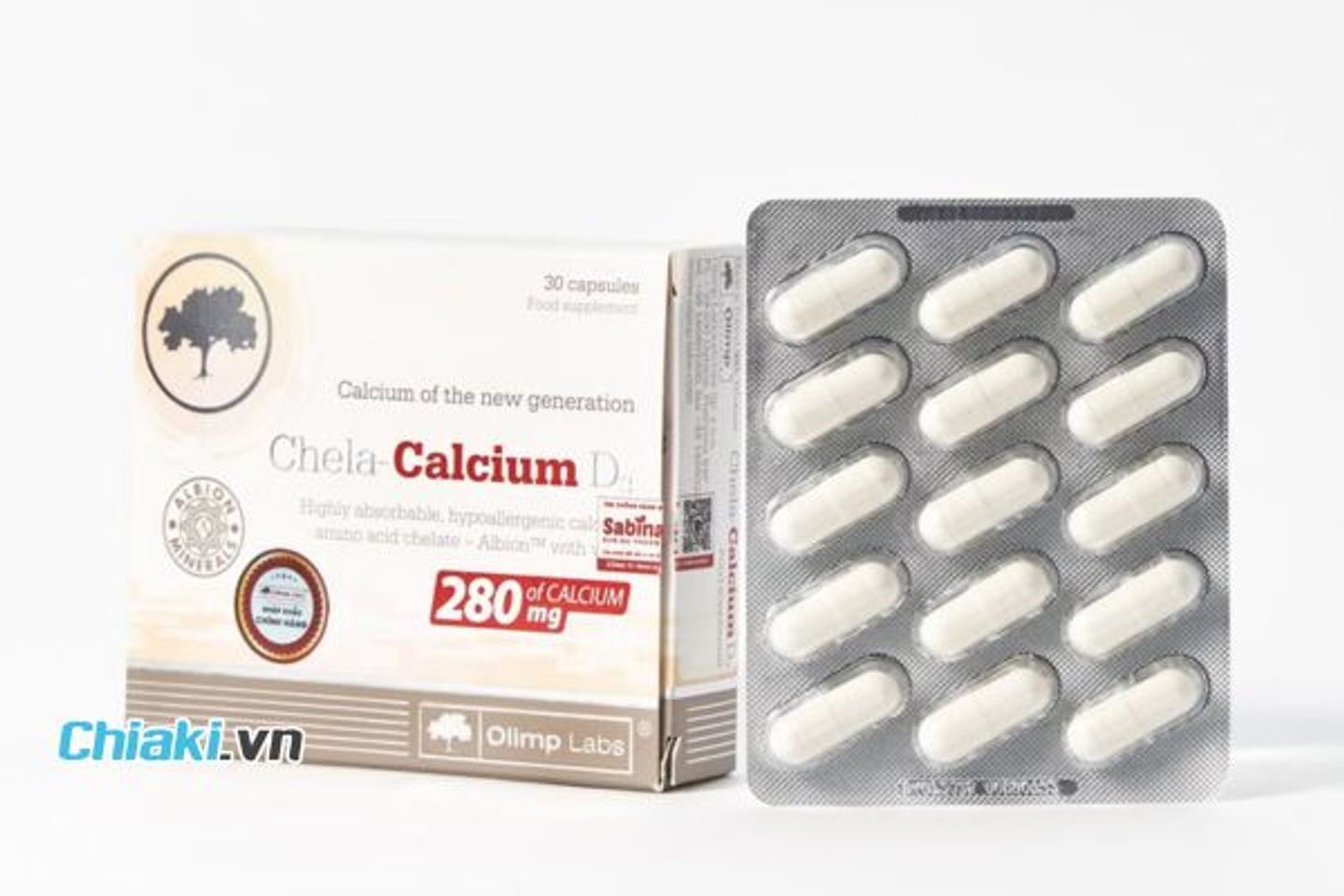 Canxi hữu cơ cho b&agrave; bầu Chela-Calcium D3