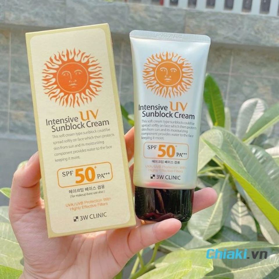 Kem chống nắng dưới 100k 3W Clinic
