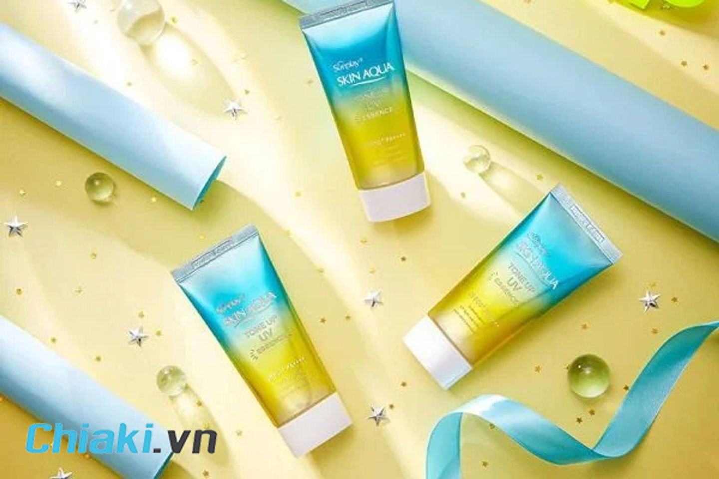 Kem chống nắng Skin Aqua cho b&agrave; bầu Tone Up UV Essence Mint