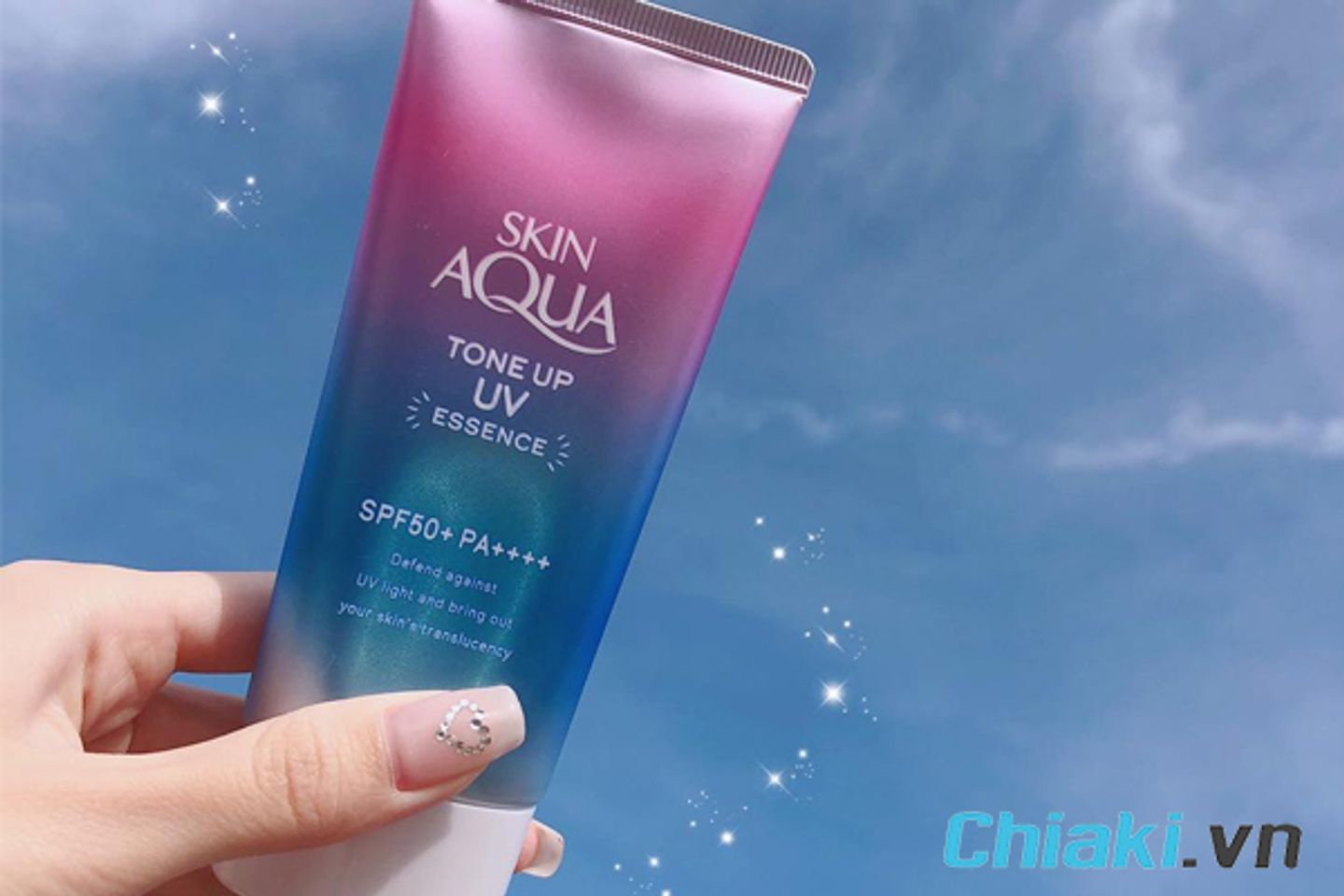 Kem chống nắng Skin Aqua cho b&agrave; bầu Tone Up UV Essence
