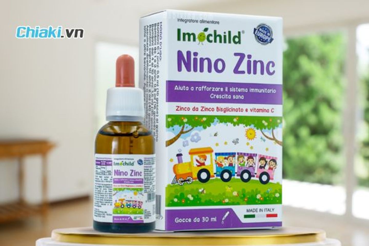 Kẽm hữu cơ Imochild Nino Zinc cho trẻ sơ sinh