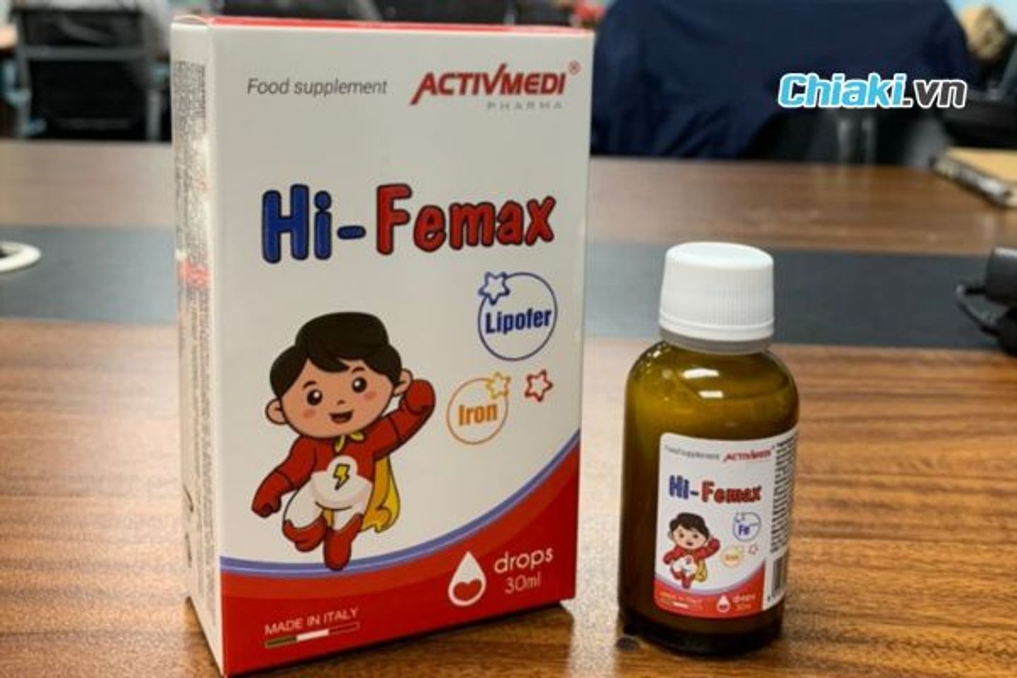 Siro sắt hữu cơ nhỏ giọt Lipofer Hi-Feron