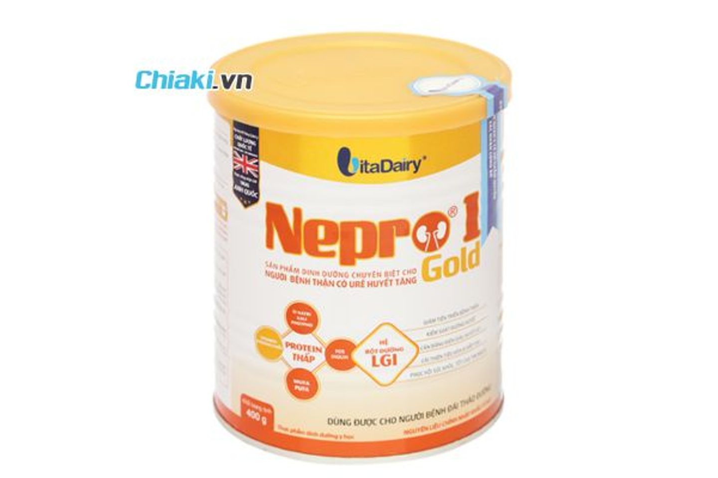 Sữa cho người suy thận chưa chạy thận Nepro 1 Gold