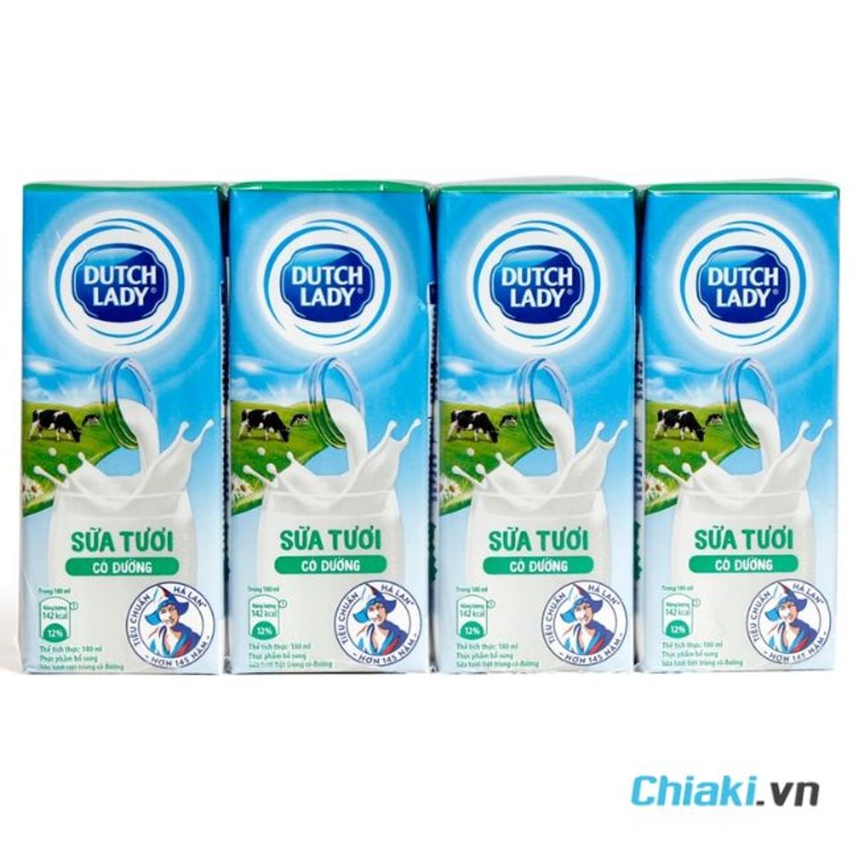 Sữa tươi cho b&eacute; 1 tuổi ph&aacute;t triển to&agrave;n diện Dutch Lady