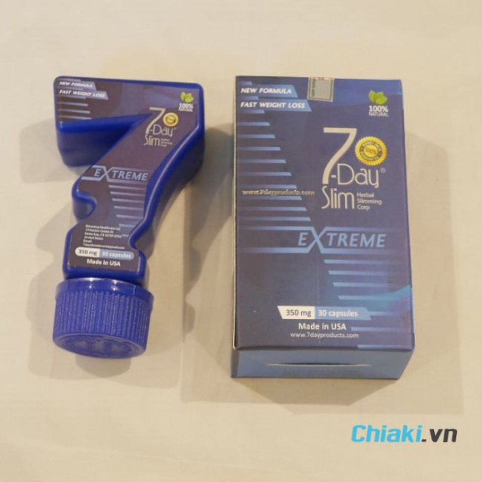 Thuốc giảm c&acirc;n 7 ng&agrave;y của Mỹ 7-Day Slim Extreme Formula