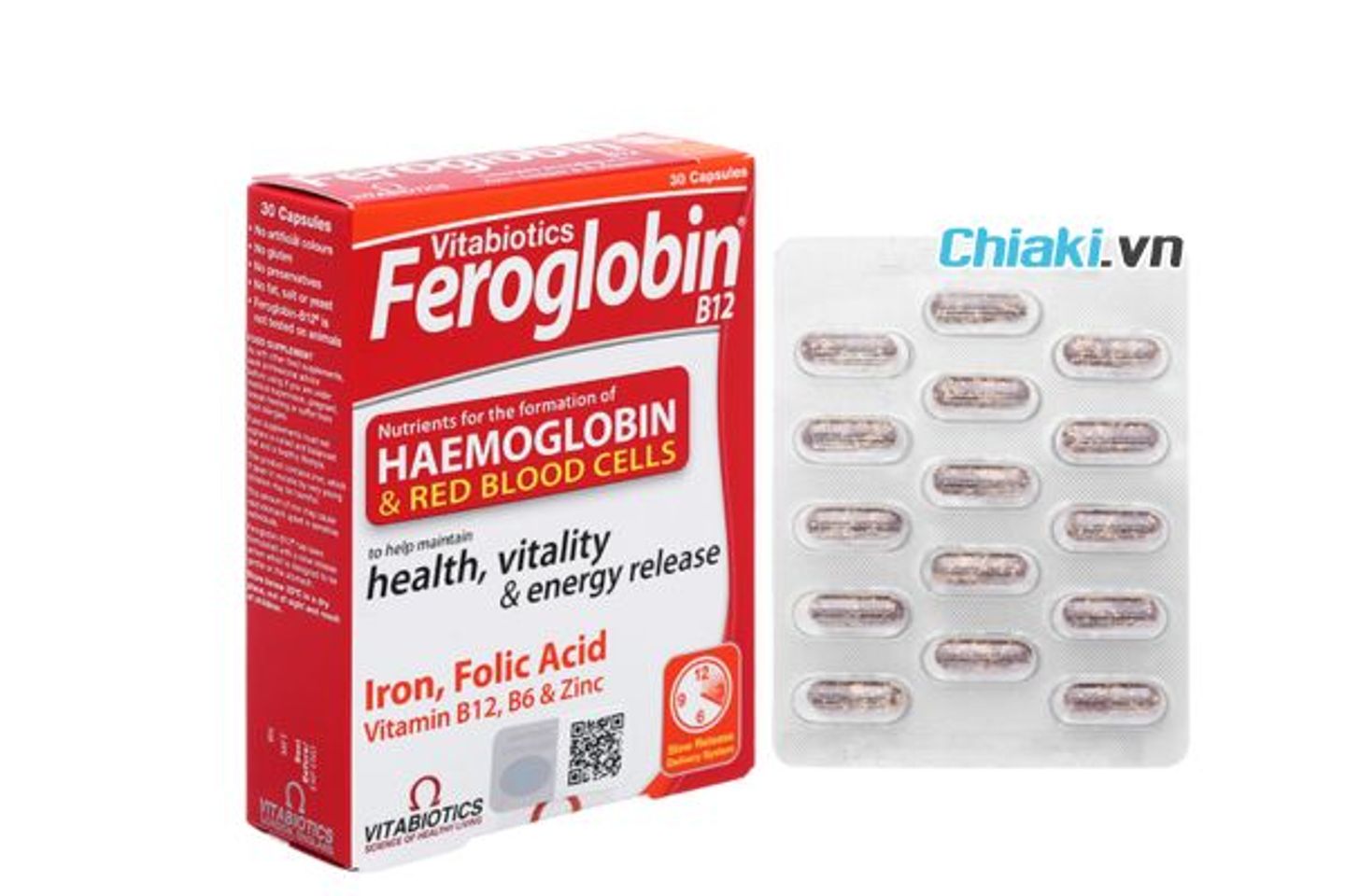 Thuốc sắt cho người thiếu m&aacute;u n&atilde;o Feroglobin B12
