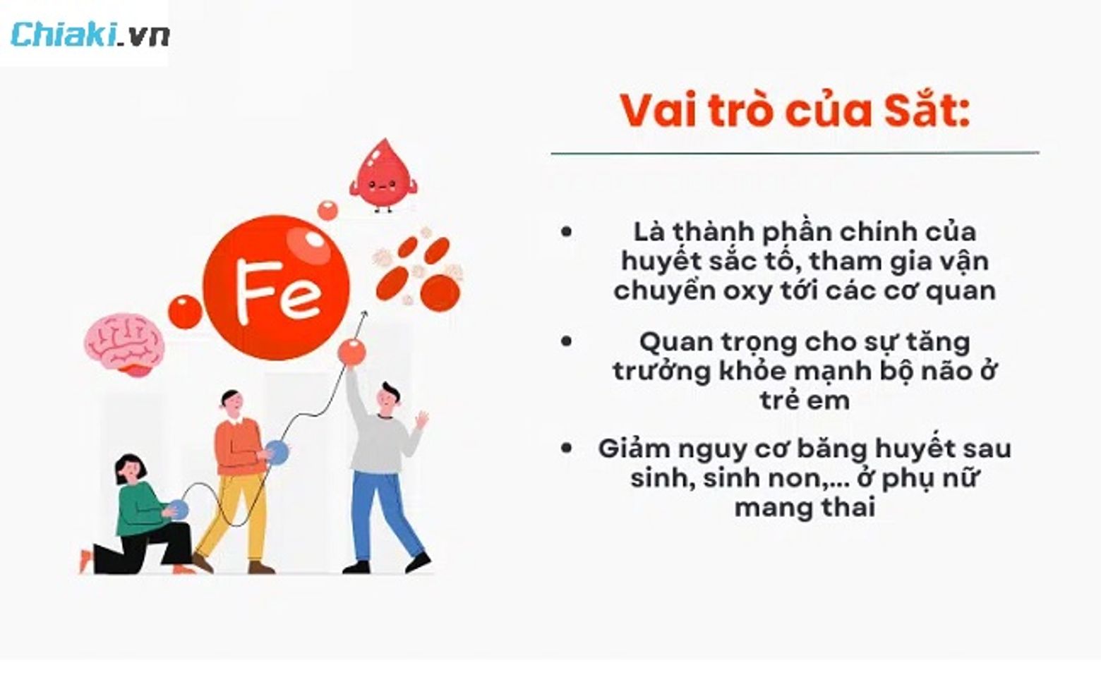 Sắt l&agrave; vi chất thiết yếu c&oacute; khả năng duy tr&igrave; sức khỏe v&agrave; c&aacute;c chức năng sống quan trọng