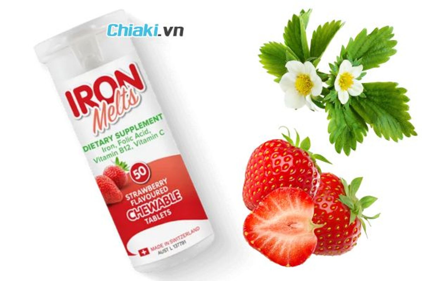 Vitamin tổng hợp Iron Melts bổ sung sắt v&agrave; vitamin C