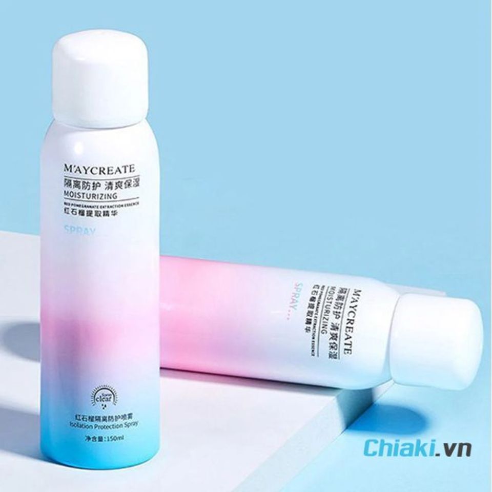 Xịt chống nắng dưới 100k Maycreate
