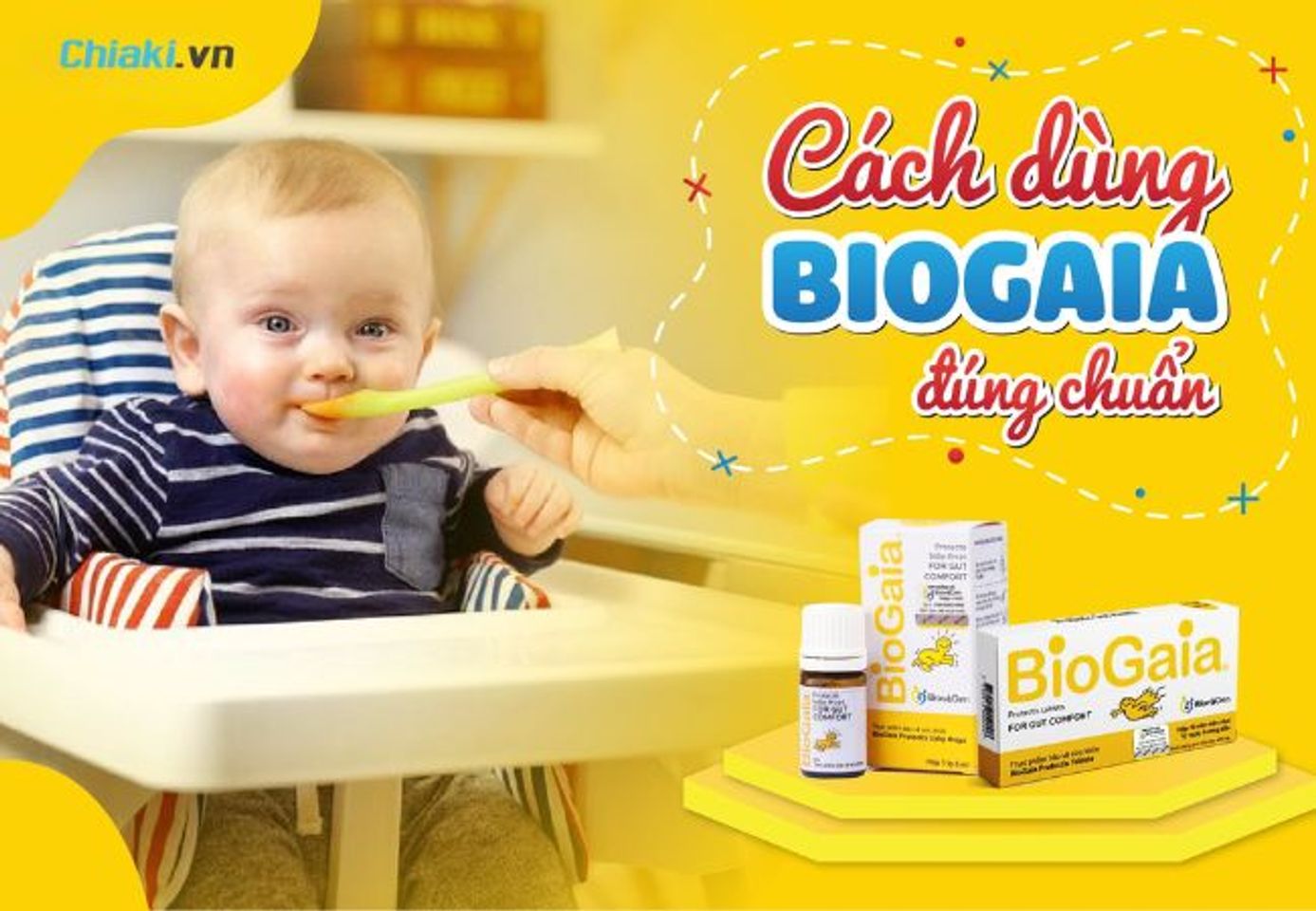 Liều d&ugrave;ng BioGaia cho trẻ sơ sinh th&ocirc;ng thường l&agrave; 5 giọt mỗi ng&agrave;y&nbsp;