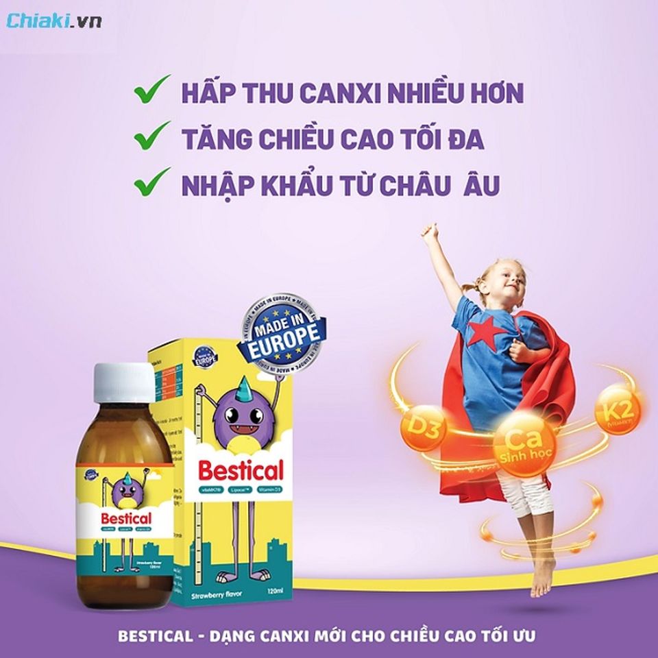 Canxi Bestical c&oacute; lẽ l&agrave; d&ograve;ng canxi được nhiều mẹ bỉm biết tới v&agrave; sử dụng nhiều