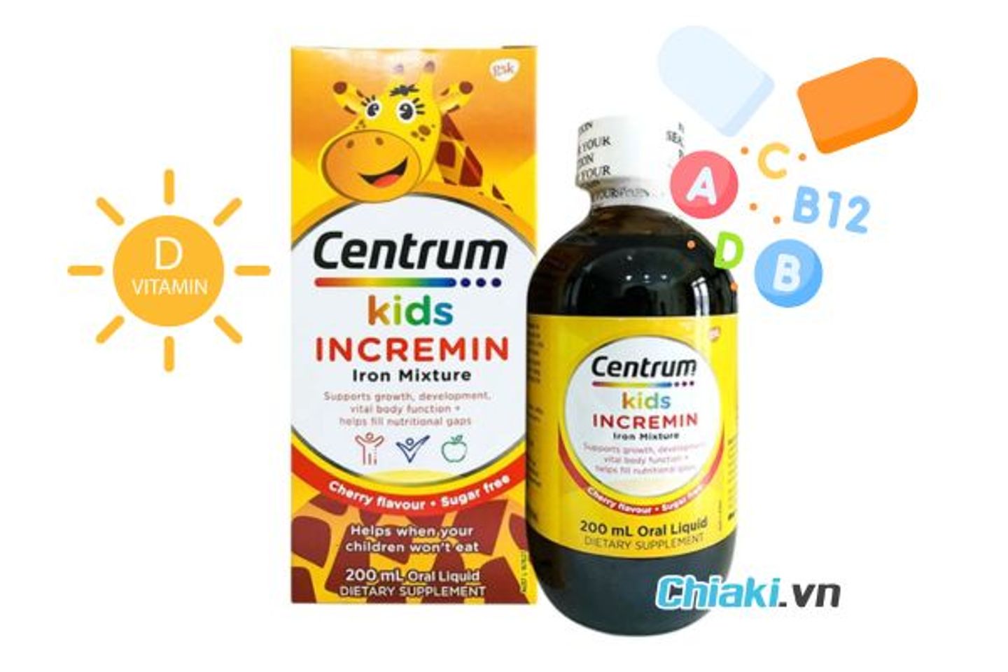 Centrum Kid Siro vitamin tổng hợp d&agrave;nh cho trẻ từ 1 tuổi trở l&ecirc;n