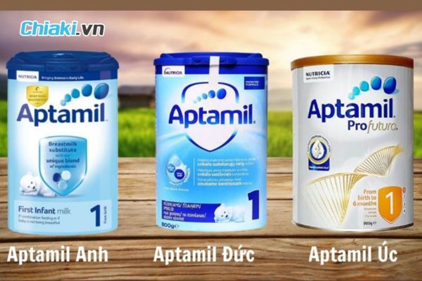 Đặc điểm nổi bật của d&ograve;ng sữa Aptamil Anh, Đức, &Uacute;c