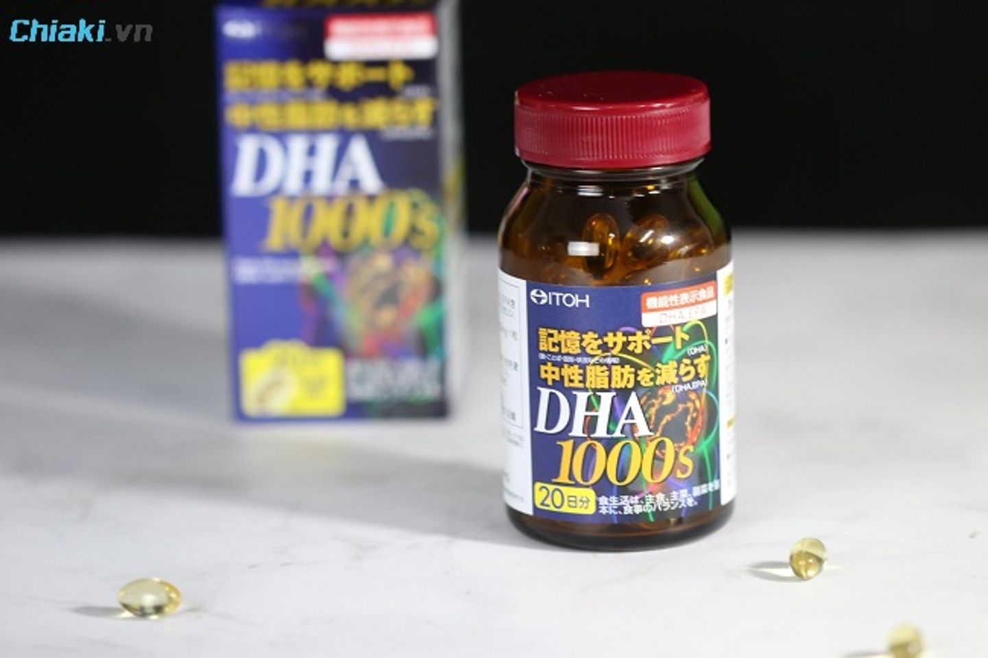 Vi&ecirc;n uống DHA ITOH của Nhật Bản được chiết xuất từ dầu c&aacute; ngừ v&acirc;y xanh chứa h&agrave;m lượng DHA cao