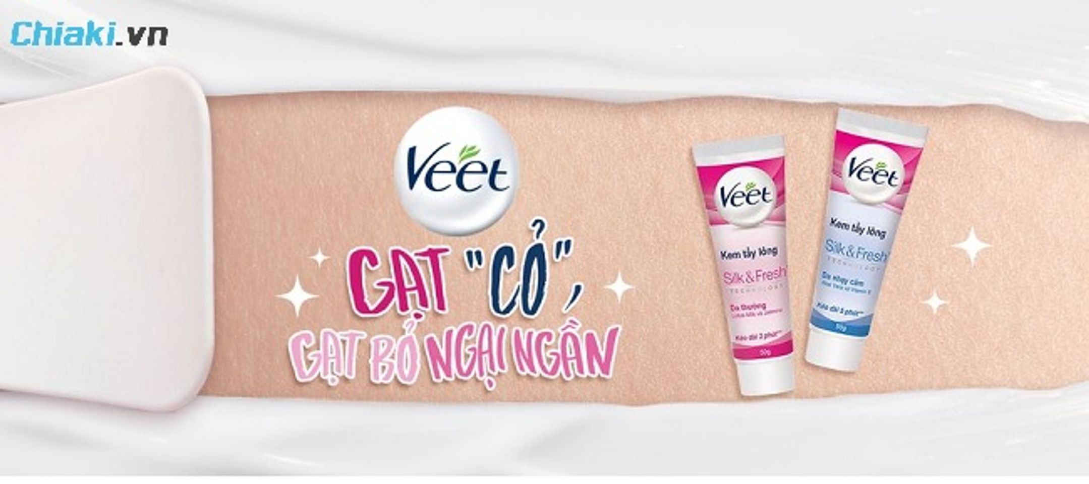 Thương hiệu Veet hầu hết sử dụng c&ocirc;ng nghệ enzyme dịu nhẹ, tẩy l&ocirc;ng nhẹ nh&agrave;ng