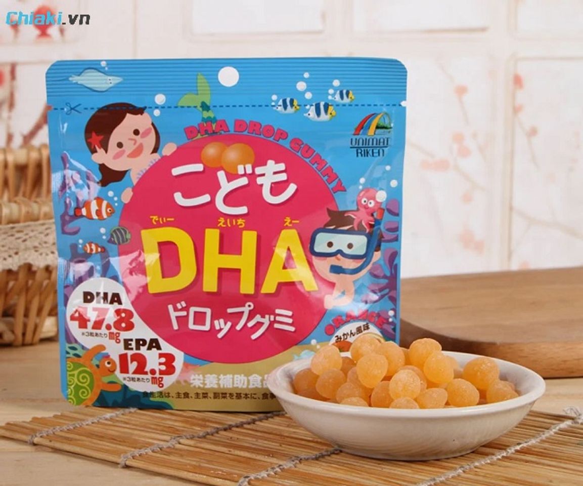 Kẹo bổ sung DHA Unimat Riken Nhật Bản chứa DHA c&oacute; vai tr&ograve; quan trọng