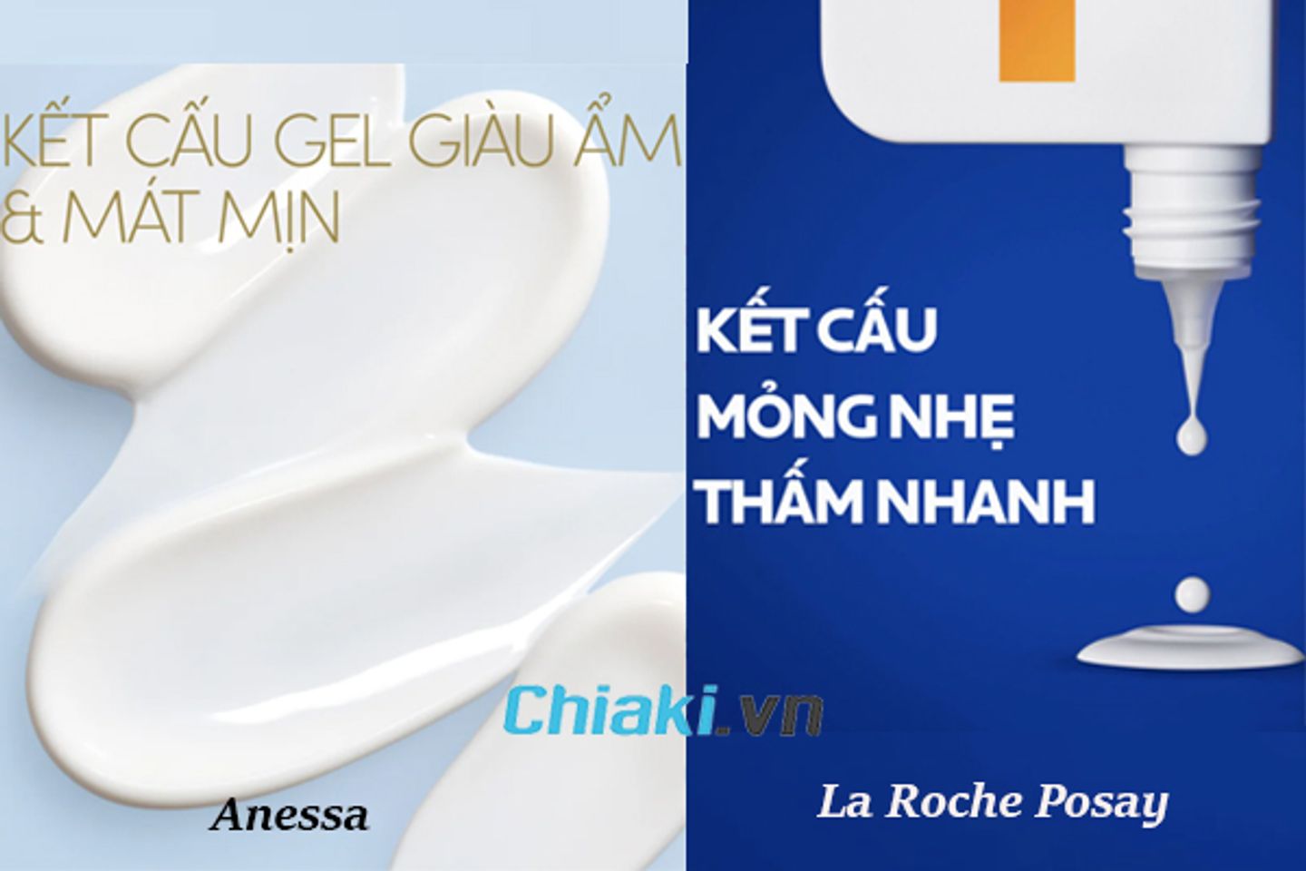 Kem chống nắng Anessa c&oacute; kết cấu mỏng, nhẹ, trong suốt
