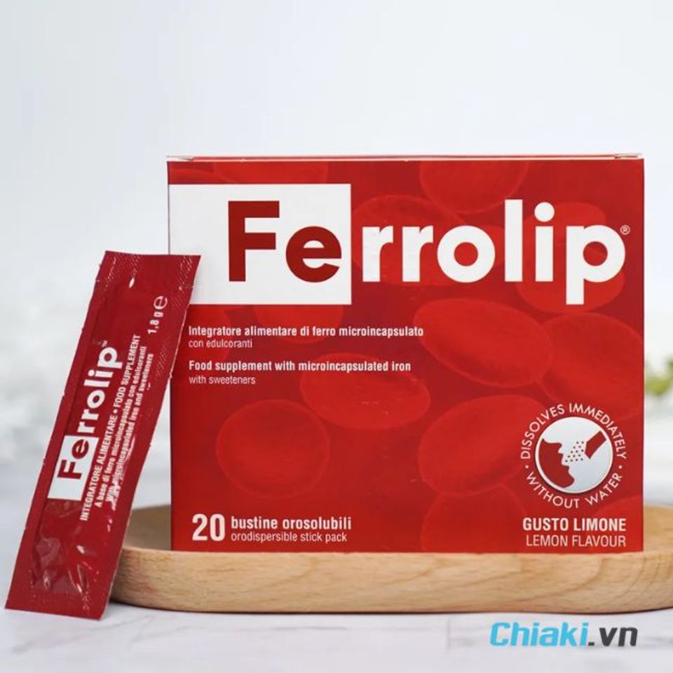 Sắt cho mẹ sau sinh Ferrolip