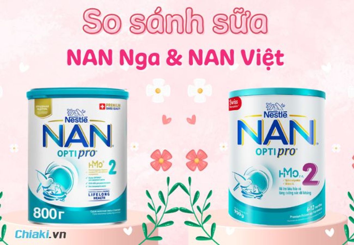 Cả hai d&ograve;ng sữa NAN Nga v&agrave; Nan Việt đều c&ugrave;ng thuộc tập đo&agrave;n dinh dưỡng Nestl&eacute;