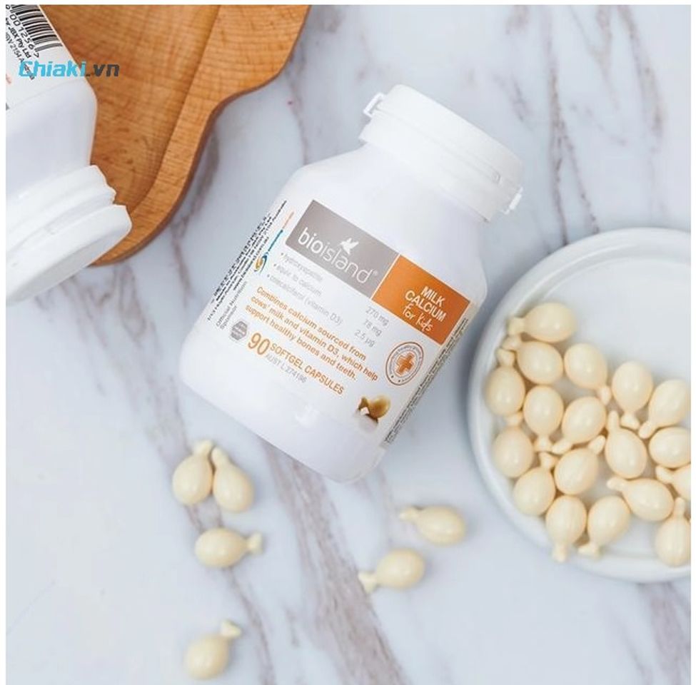 Canxi Bio Island Milk Calcium For Kid được b&agrave;o chế với c&ocirc;ng thức dễ hấp thụ