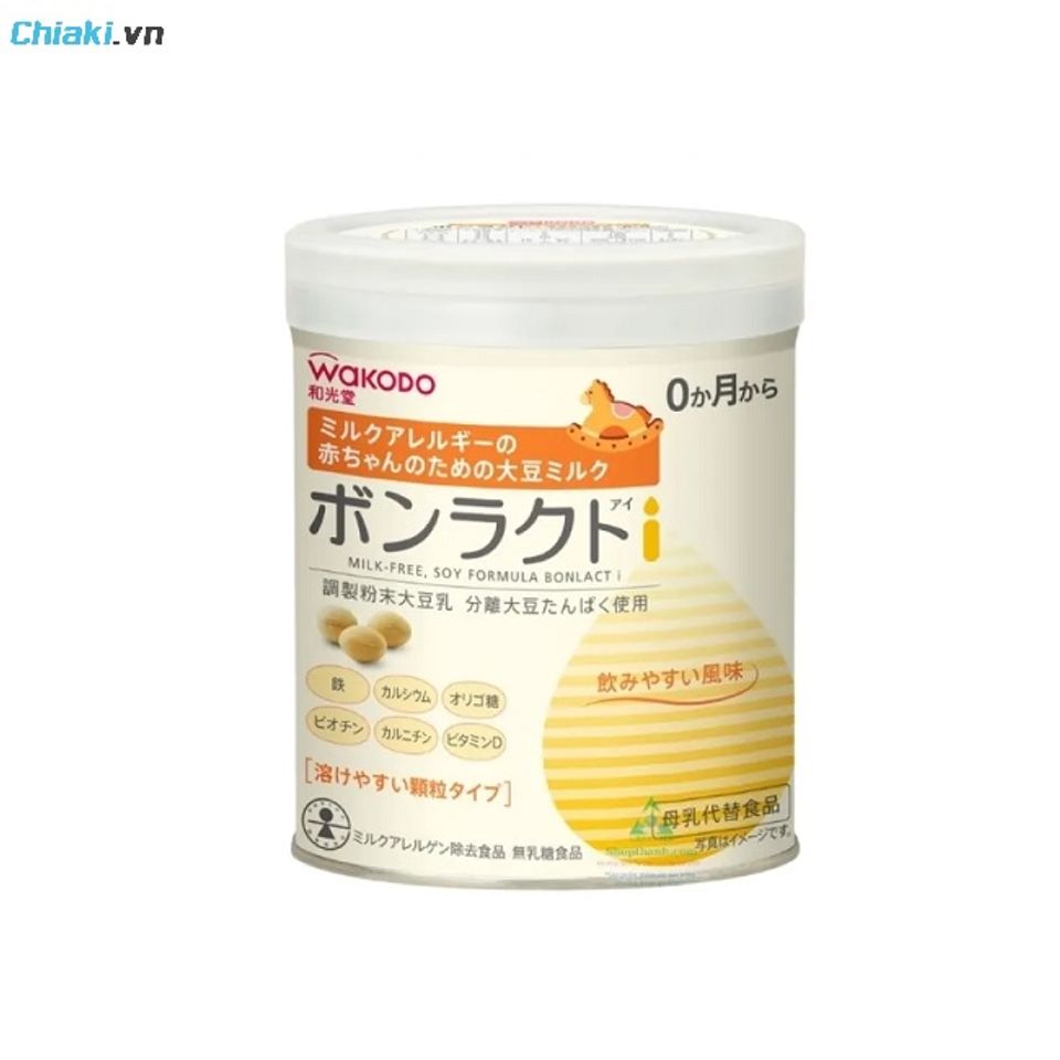 Sữa đậu n&agrave;nh Wakodo Bonlact I sử dụng protein đậu n&agrave;nh đ&atilde; thủy ph&acirc;n