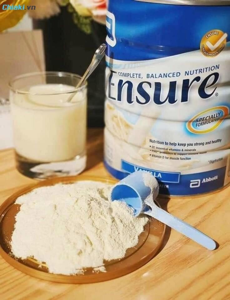 Sữa Ensure &Uacute;c bổ sung 15 loại vitamin, 14 loại kho&aacute;ng chất