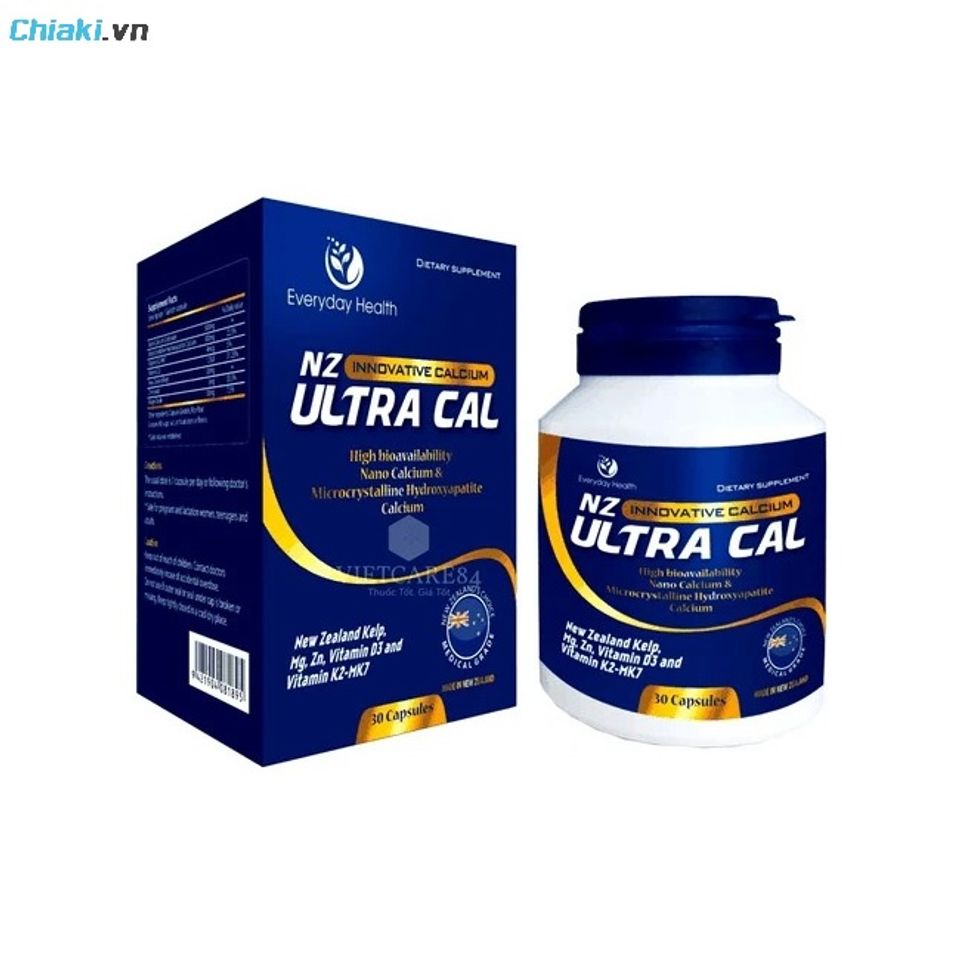Vi&ecirc;n uống canxi hữu cơ nano NZ-Ultra Cal hỗ trợ giảm đau xương khớp cho nhiều đối tượng