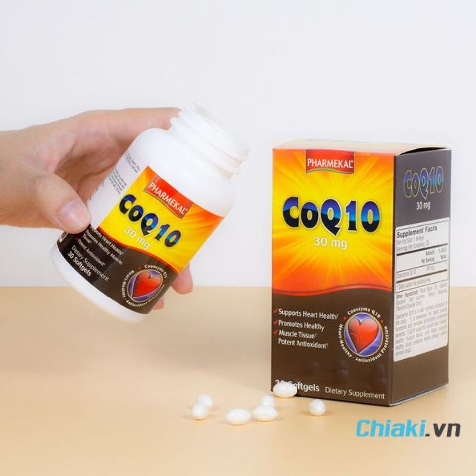 Thuốc chống đột quỵ của Mỹ CoQ10 30mg Pharmekal