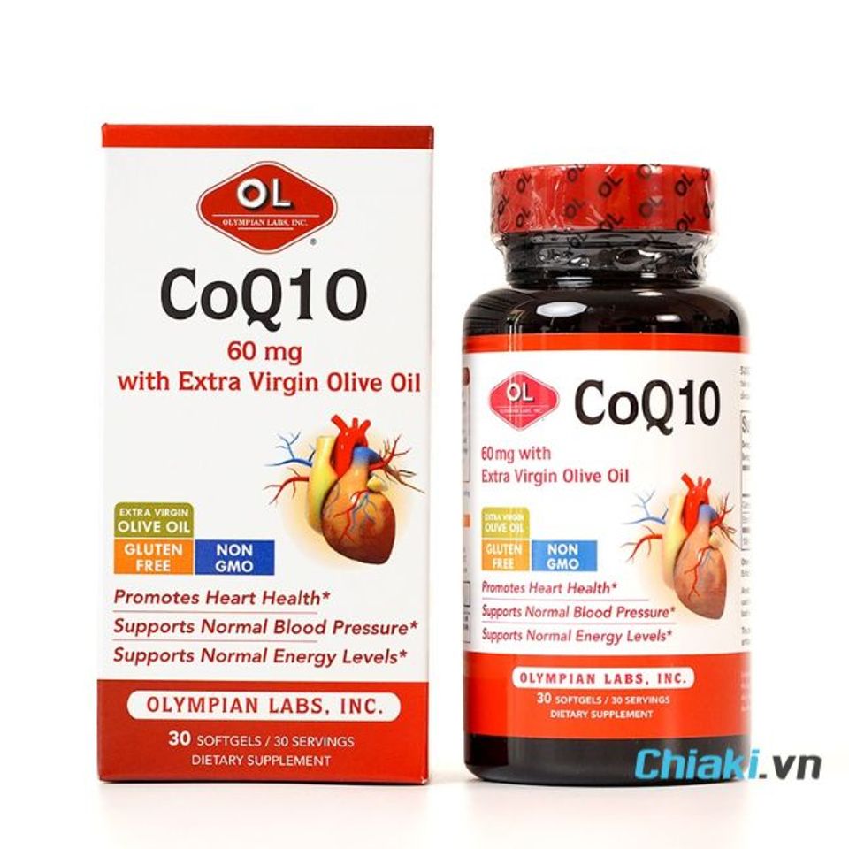 Thuốc chống đột quỵ của Mỹ Olympian Labs CoQ10 60mg