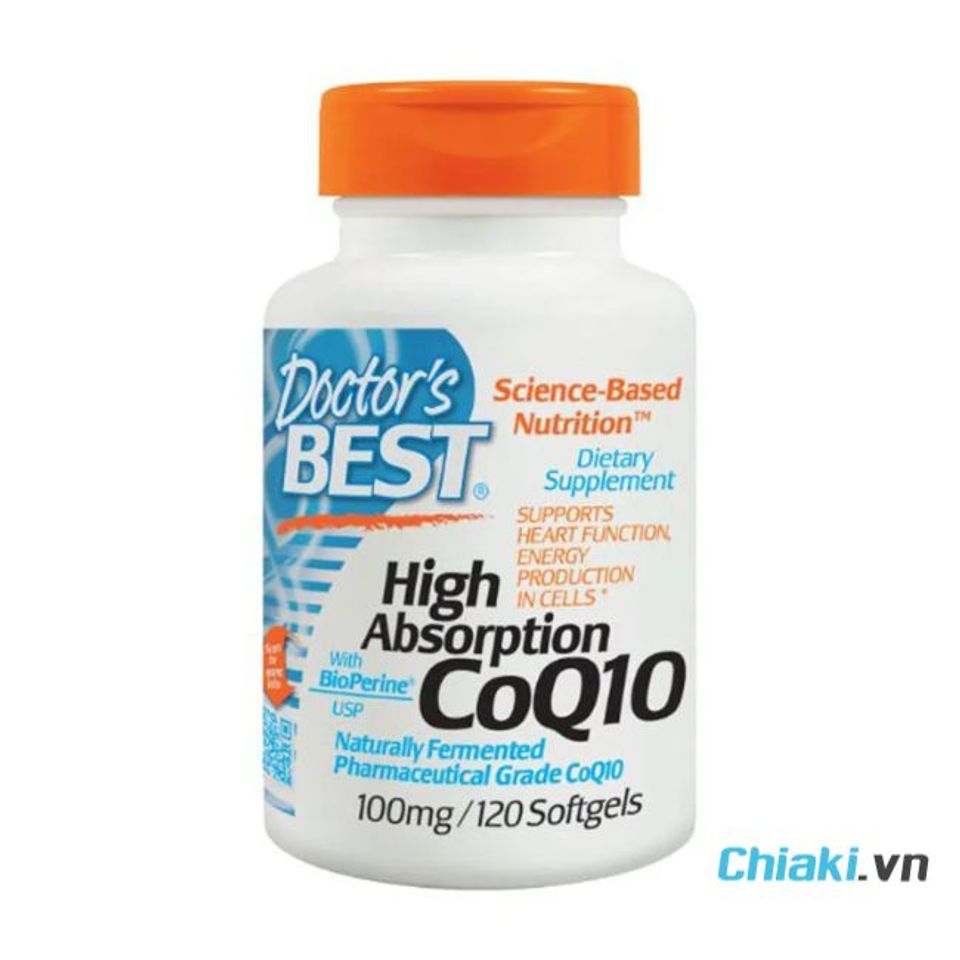 Thuốc chống đột quỵ Mỹ Coenzyme Q10 100mg Doctor's Best