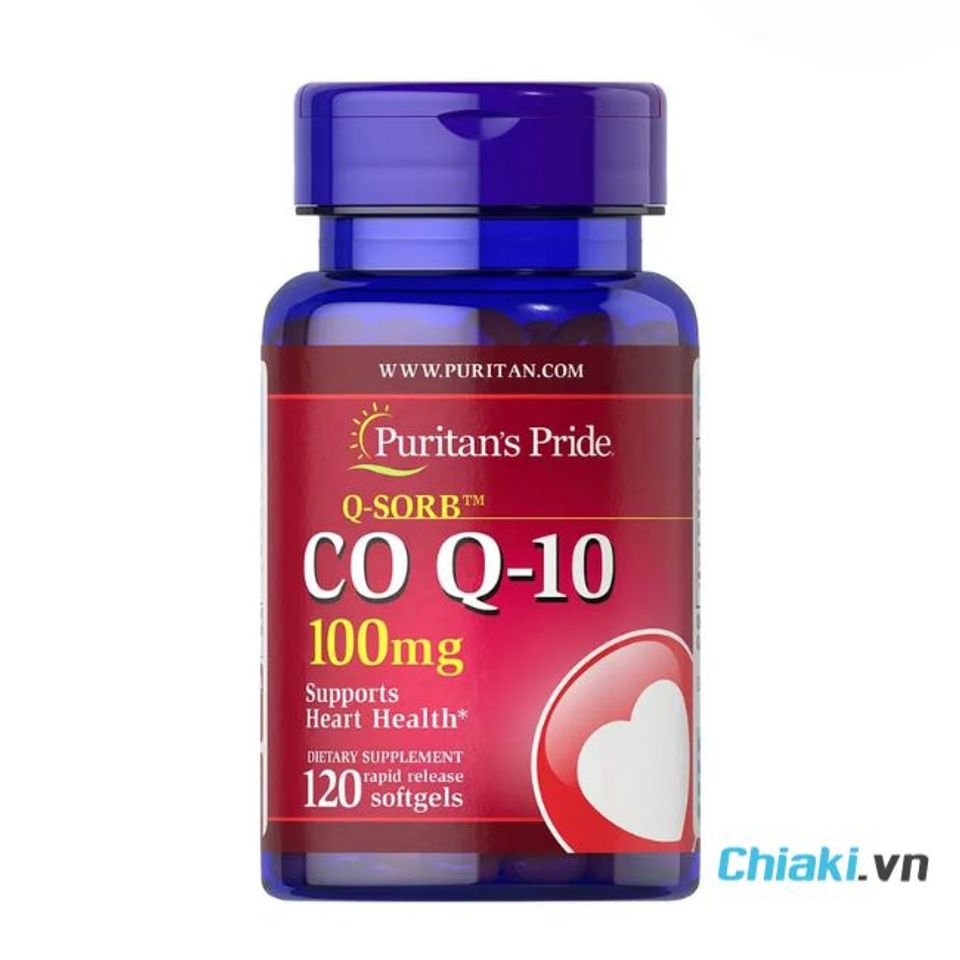 Thuốc chống đột quỵ Mỹ Puritan's Pride coq10 100mg