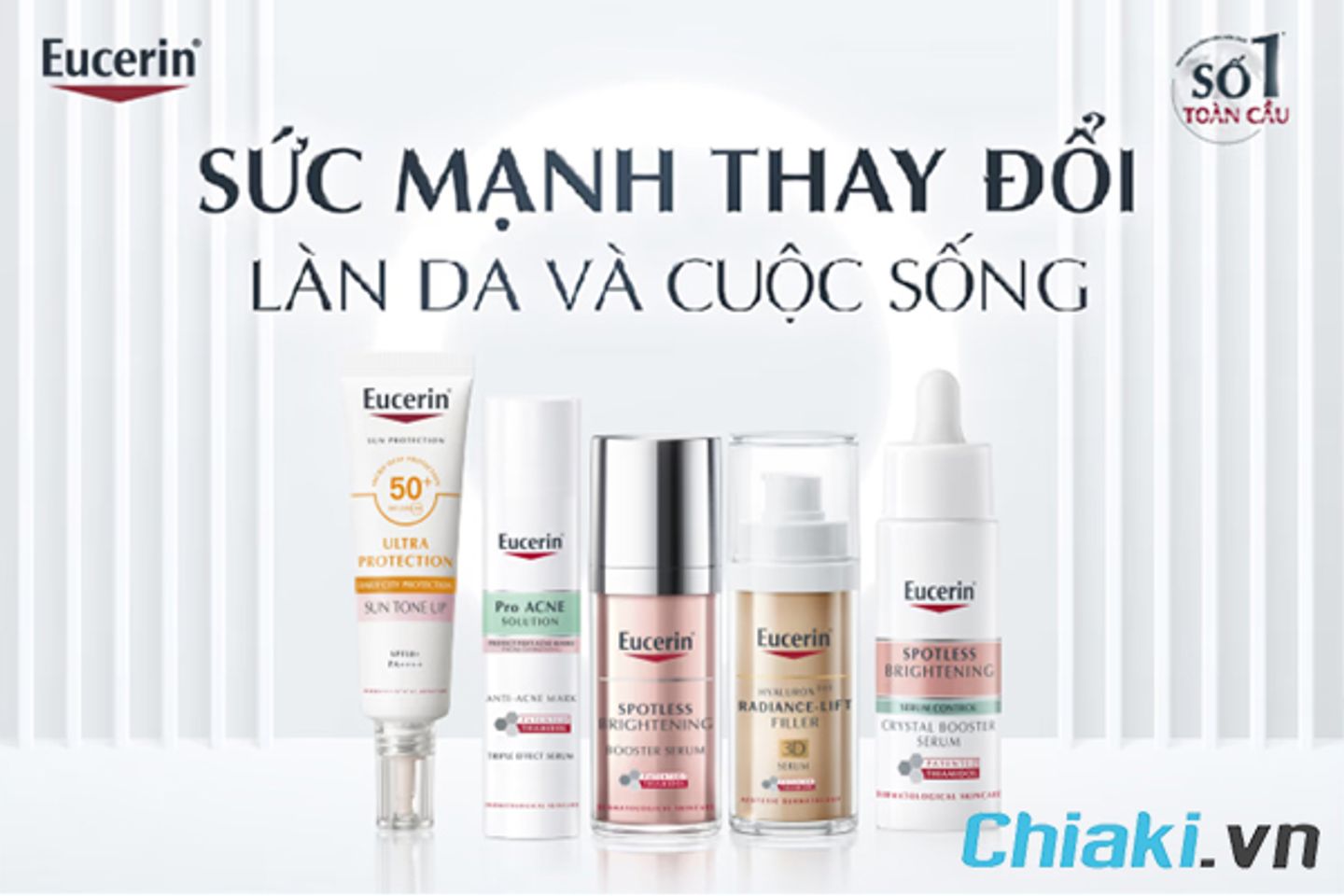 Eucerin l&agrave; thương hiệu mỹ phẩm được nổi tiếng của Đức được ưa chuộng tr&ecirc;n to&agrave;n cầu