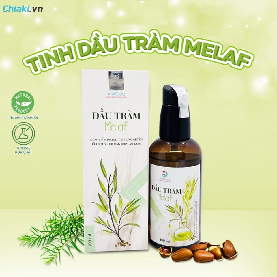 Tinh dầu tr&agrave;m Vietcare hỗ trợ chống gi&oacute; m&aacute;y, giữ ấm cơ thể khi m&ugrave;a lạnh cho trẻ nhỏ
