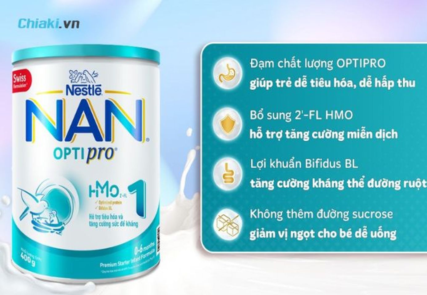 Sữa NAN Việt được sản xuất tại Việt Nam hoặc nhập khẩu nguy&ecirc;n liệu v&agrave; đ&oacute;ng g&oacute;i tại Việt Nam