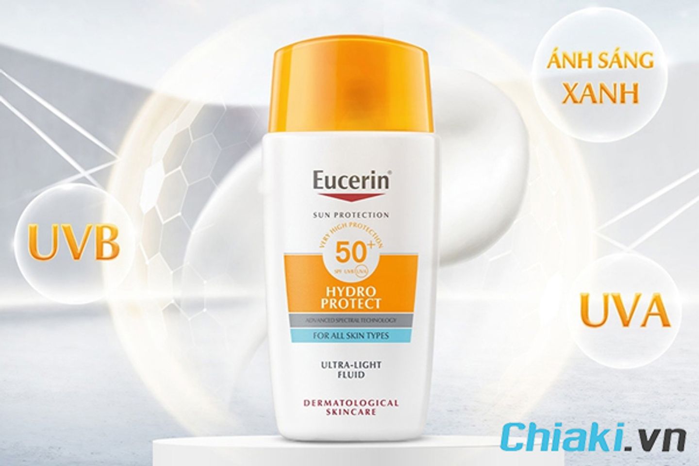Kem chống nắng Eucerin bảo vệ da khỏi tia UV v&agrave; &aacute;nh s&aacute;ng xanh