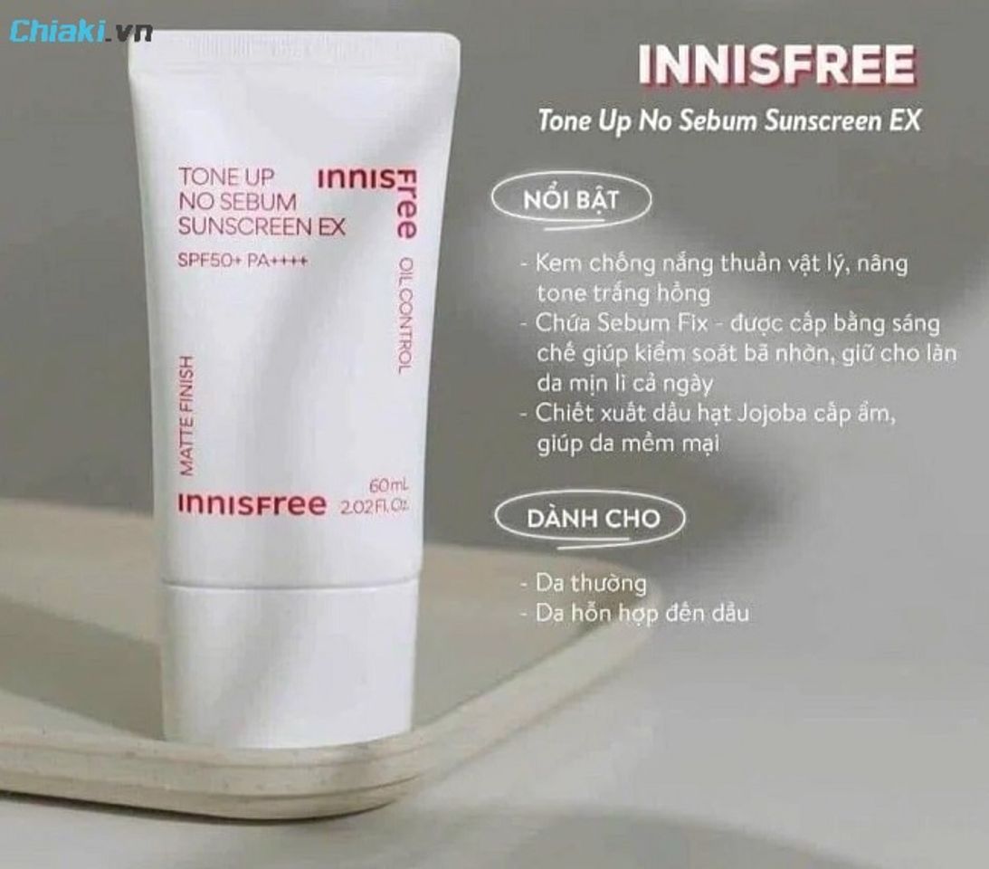 Kem chống nắng Innisfree th&igrave; sẽ thi&ecirc;n hướng về sử dụng th&agrave;nh phần tự nhi&ecirc;n nhiều