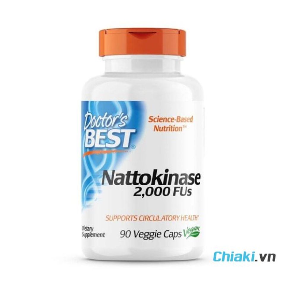 Vi&ecirc;n uống chống đột quỵ của Mỹ Doctor's Best Nattokinase&nbsp;
